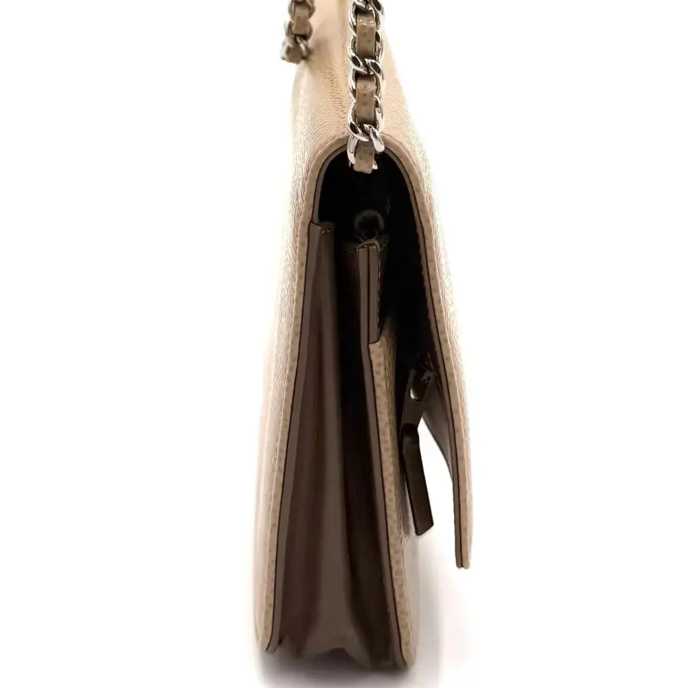 Timeless CC Caviar Leather Wallet on Chain